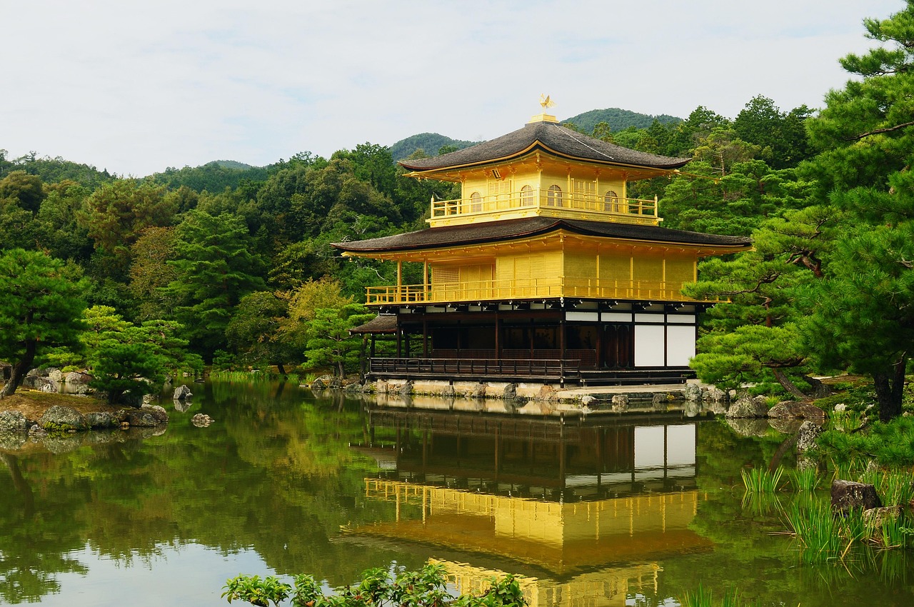 Kinkaku-ji Golden Pavilion in Kyoto